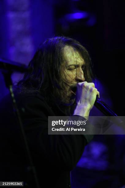 Eugene Hutz performs at City Winery during rehearsals for the "A St. Paddy's Celebration Of Sinead O'Connor And Shane MacGowan" show on March 19,...