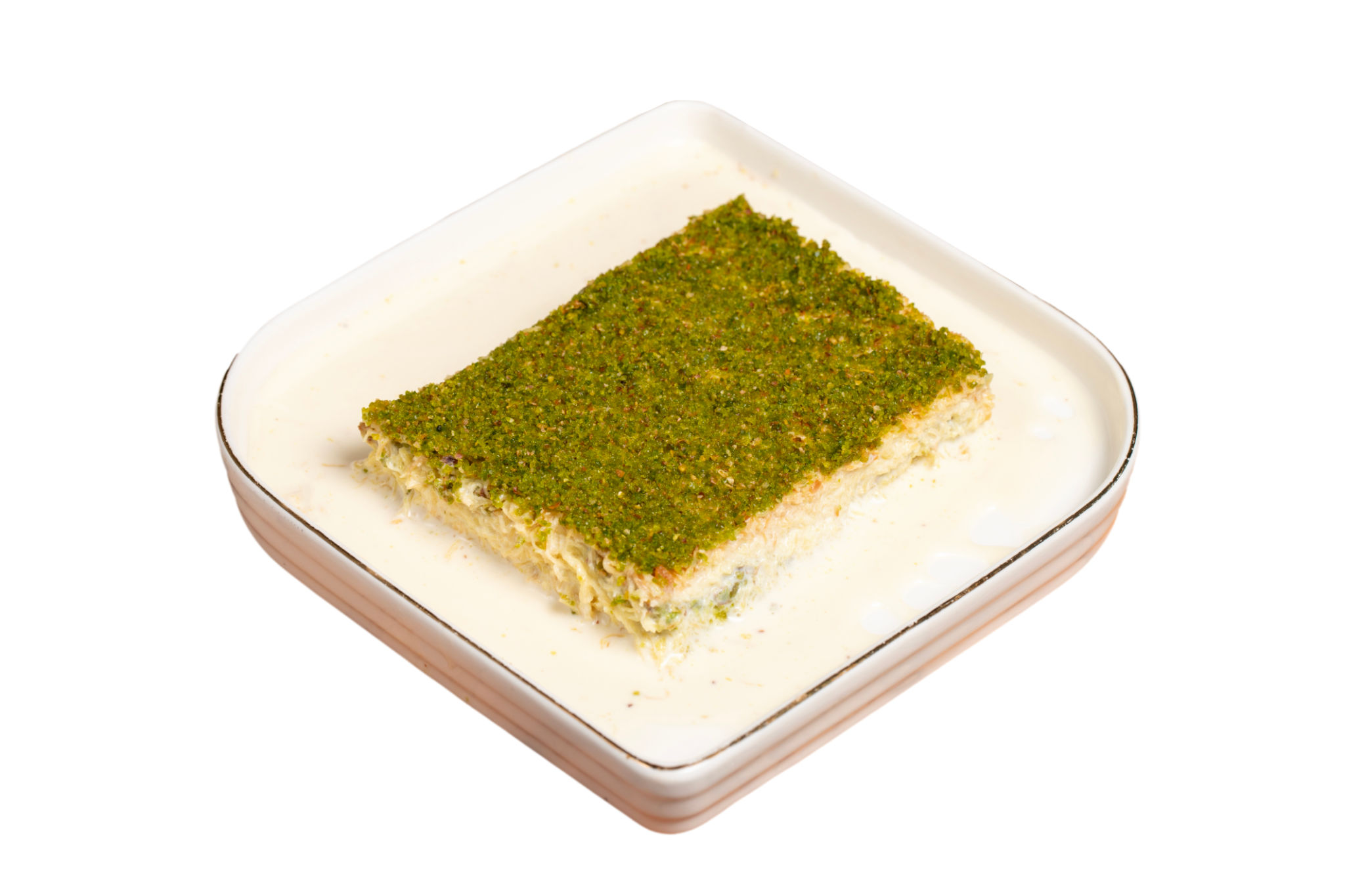 coffee and knafeh
