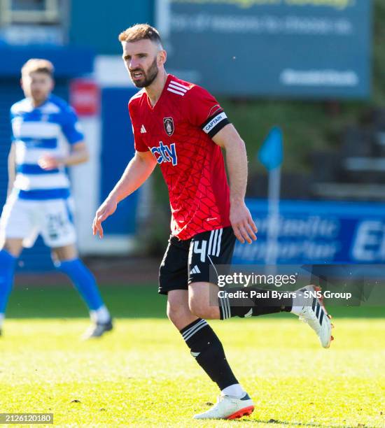 Queens Park's Sean Welsh during a cinch Championship match between Greenock Morton and Queens Park at Cappielow Park, on March 30 in Greenock,...