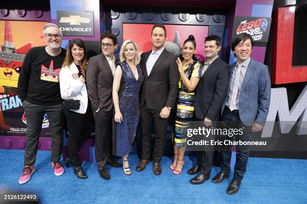 Matthew Ashton, Executive Producer, Jill Wilfert, Executive Producer, Phil Lord, Writer/Producer, Elizabeth Banks, Chris Pratt, Stephanie Beatriz,...