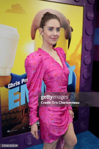 Alison Brie seen at Warner Bros. Pictures Los Angeles Premiere of 'The Lego Movie 2: The Second Part' at Regency Village Theatre, Los Angeles, CA,...