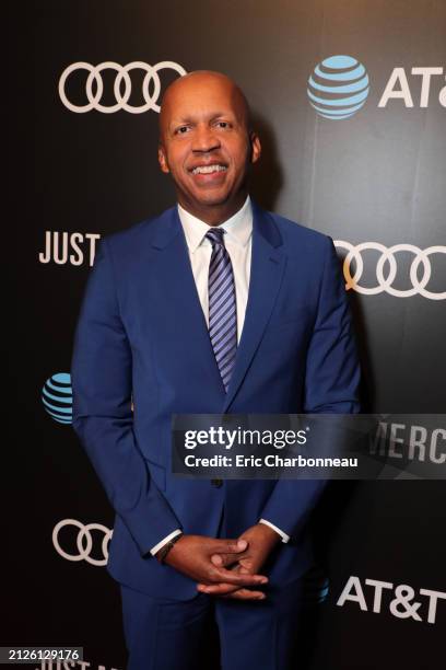 Bryan Stevenson, Writer/Executive Producer seen at Warner Bros. Presents JUST MERCY Premiere Gala at the Toronto International Film Festival,...