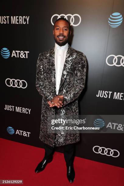 Michael B. Jordan seen at Warner Bros. Presents JUST MERCY Premiere Gala at the Toronto International Film Festival, Toronto, Canada - 6 Sep 2019