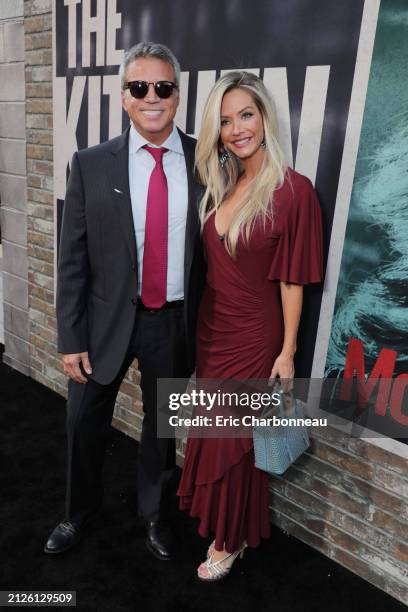 Producer Michael De Luca and Angelique De Luca seen at New Line Cinema present the World Premiere of THE KITCHEN, Los Angeles, USA - 05 August 2019