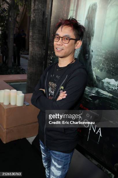 James Wan, Producer, seen at New Line Cinema Premiere of 'The Curse of La Llorona' at The Egyptian Theatre, Los Angeles, CA, USA - 15 April 2019