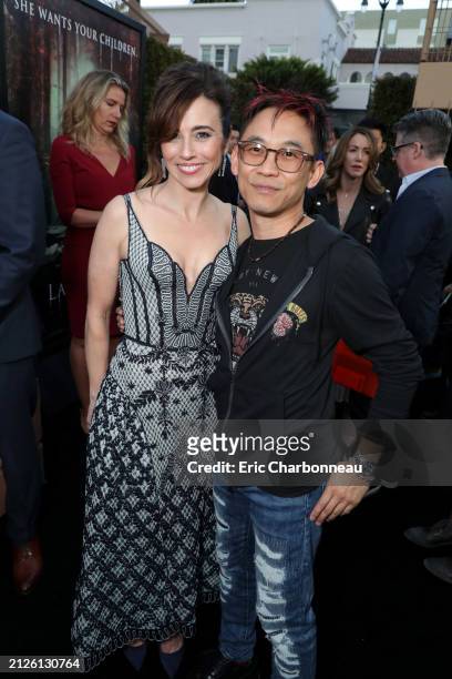 Linda Cardellini, James Wan, Producer, seen at New Line Cinema Premiere of 'The Curse of La Llorona' at The Egyptian Theatre, Los Angeles, CA, USA -...