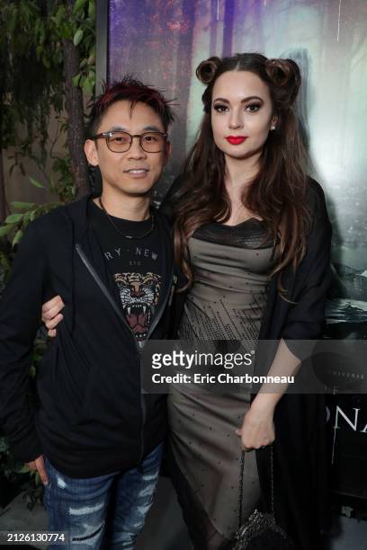 James Wan, Producer, Ingrid Bisu seen at New Line Cinema Premiere of 'The Curse of La Llorona' at The Egyptian Theatre, Los Angeles, CA, USA - 15...