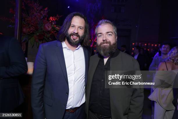 Gary Dauberman, Producer, David F. Sandberg seen at New Line Cinema Premiere of 'The Curse of La Llorona' at The Egyptian Theatre, Los Angeles, CA,...