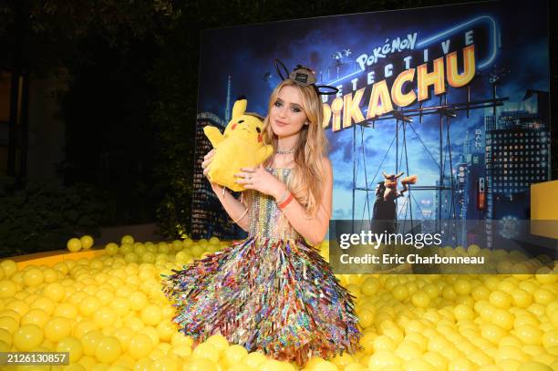 Katherine Newton seen at Pokémon Detective Pikachu influencer screening after party, Los Angeles USA - 9th May 2019