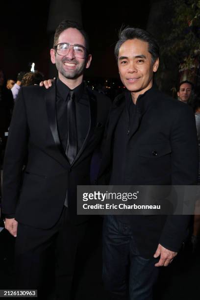 Michael Chaves, Director, Walter Hamada, President, DC-Based Film Production, Warner Bros. Pictures, seen at New Line Cinema Premiere of 'The Curse...