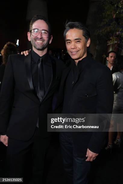 Michael Chaves, Director, Walter Hamada, President, DC-Based Film Production, Warner Bros. Pictures, seen at New Line Cinema Premiere of 'The Curse...