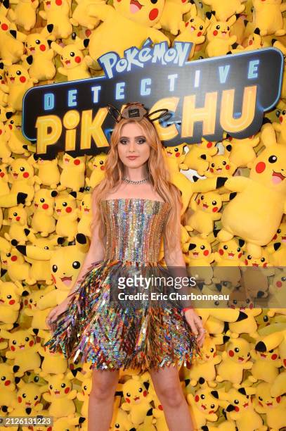 Katherine Newton seen at Pokémon Detective Pikachu influencer screening after party, Los Angeles USA - 9th May 2019