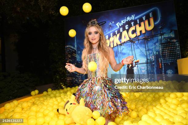 Katherine Newton seen at Pokémon Detective Pikachu influencer screening after party, Los Angeles USA - 9th May 2019