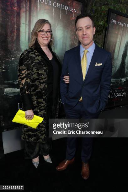 Mikki Daughtry, Writer, Tobias Iaconis, Writer, seen at New Line Cinema Premiere of 'The Curse of La Llorona' at The Egyptian Theatre, Los Angeles,...