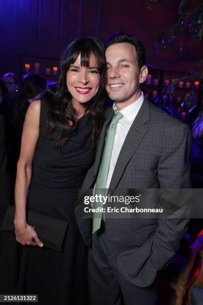 Patricia Velasquez, Emile Gladstone, Producer, seen at New Line Cinema Premiere of 'The Curse of La Llorona' at The Egyptian Theatre, Los Angeles,...