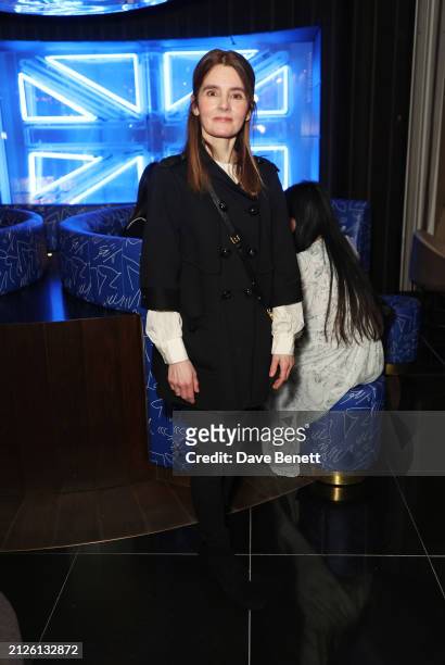 Shirley Henderson attends the London Premiere after party for "The Trouble With Jessica" at the W London Leicester Square on April 2, 2024 in London,...