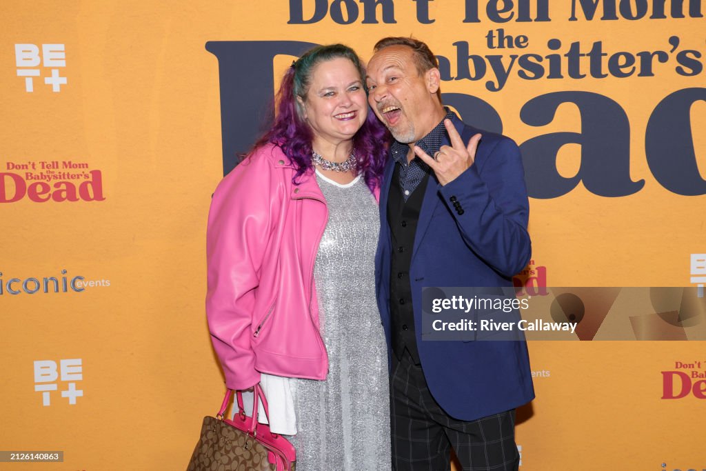 Keith Coogan Pinky Coogan and Keith Coogan at the premiere of
