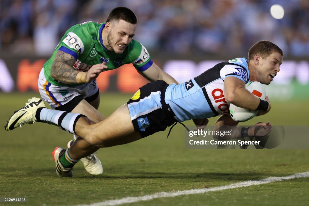 NRL Rd 4 - Sharks v Raiders