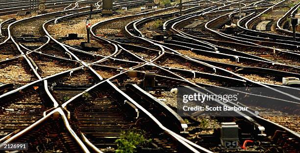 Two Train Tracks Merging London United Tramways Photos and Premium High Res Pictures - Getty Images