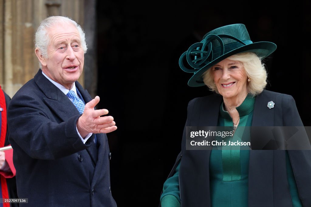 The Royal Family Attend The 2024 Easter Mattins Service