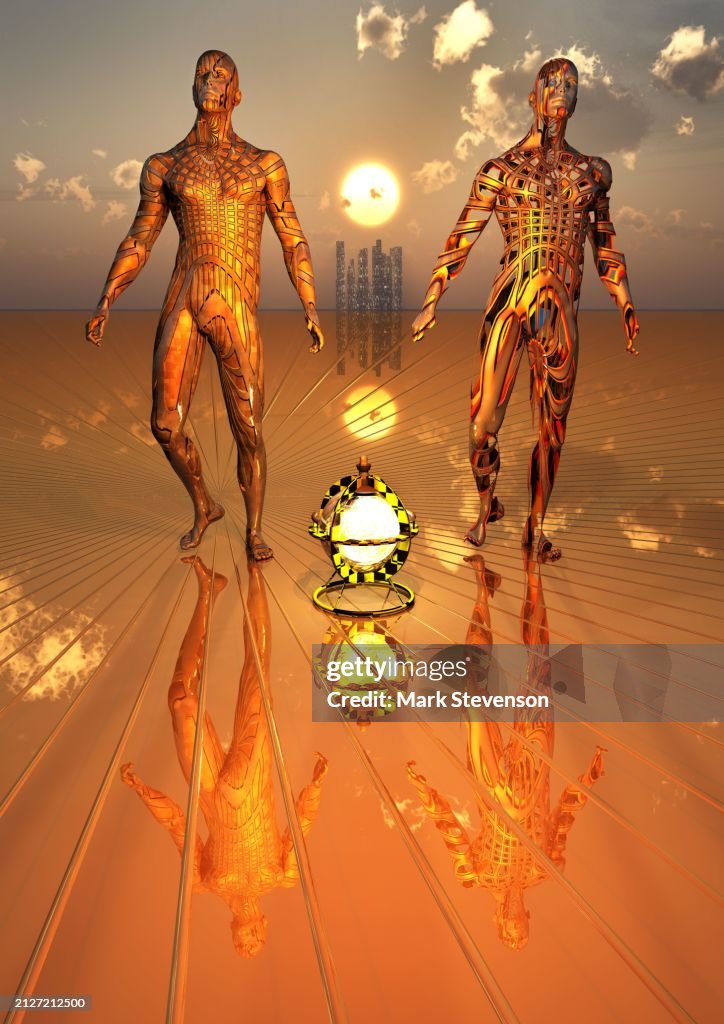 Transhuman Characters The Evolution Of Transhuman High-Res Vector Graphic - Getty Images
