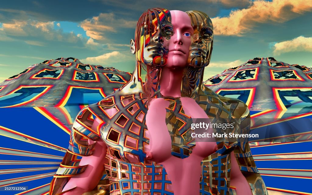 Transhumanism Abstract The Evolution Of Transhuman High-Res Vector Graphic - Getty Images