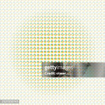 Tricolored Ring Shapes In Matrix Pattern Radius Gradient High-Res ...