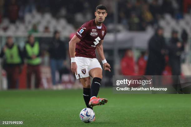 Adam Masina of Torino FC during the Serie A TIM match between Torino FC and AC Monza at Stadio Olimpico di Torino on March 30, 2024 in Turin, Italy.