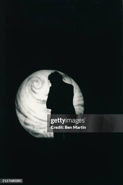 Marcel Marceau , French mime artist photographed backstage prior to a rehearsal at Théâtre des Champs-Elysées for the book 'Marcel Marceau: Master of...