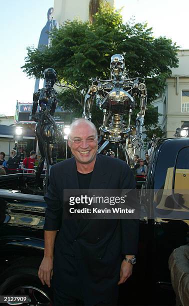 Executive producer Moritz Borman attends the world premiere of "Terminator 3: Rise of the Machines" at the Mann VillageTheater June 30, 2003 in...