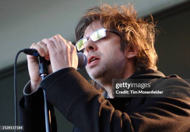 Ian McColloch of Echo & the Bunnymen performs during SXSW 2009 at Stubbs Bar-B-Que on March 20, 2009 in Austin, Texas.