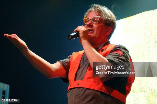 Mark Mothersbaugh of Devo performs during SXSW 2009 at Austin Music Hall on March 20, 2009 in Austin, Texas.