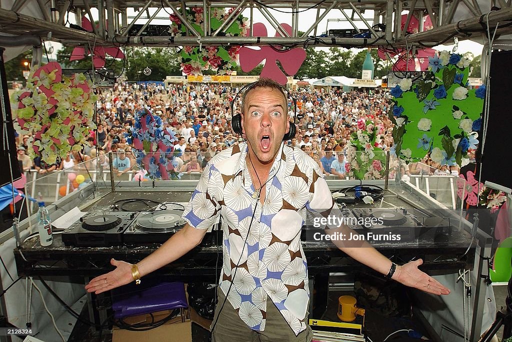 Fat Boy Slim Performs At The Glastonbury Festival