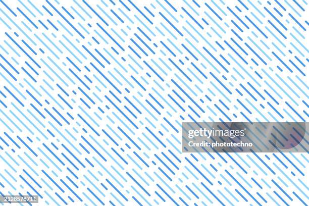 illustrazioni stock, clip art, cartoni animati e icone di tendenza di scienza e ricerca dash abstract background. motivo di sfondo del trattino angolato. linee arrotondate blu astratte transizione diagonale mezzetinte. - in fila