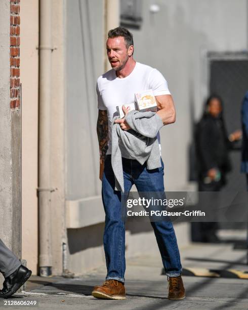 Dax Shepard is seen on April 03, 2024 in Los Angeles, California.