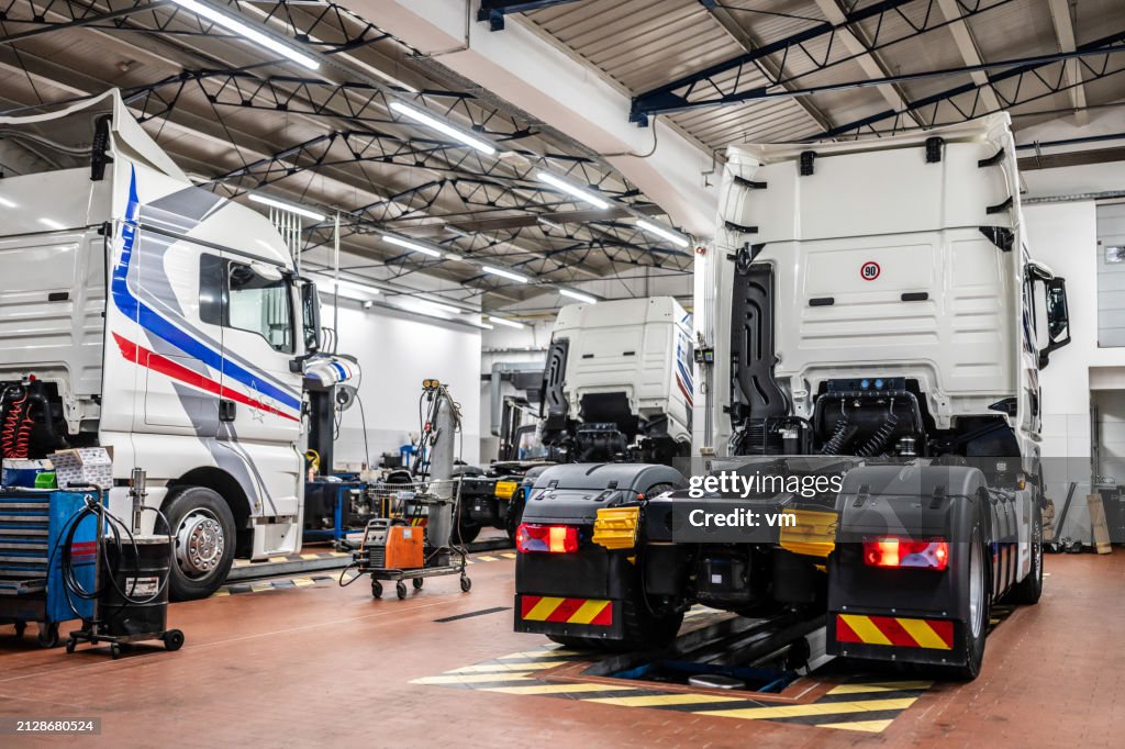 Truck repair shop