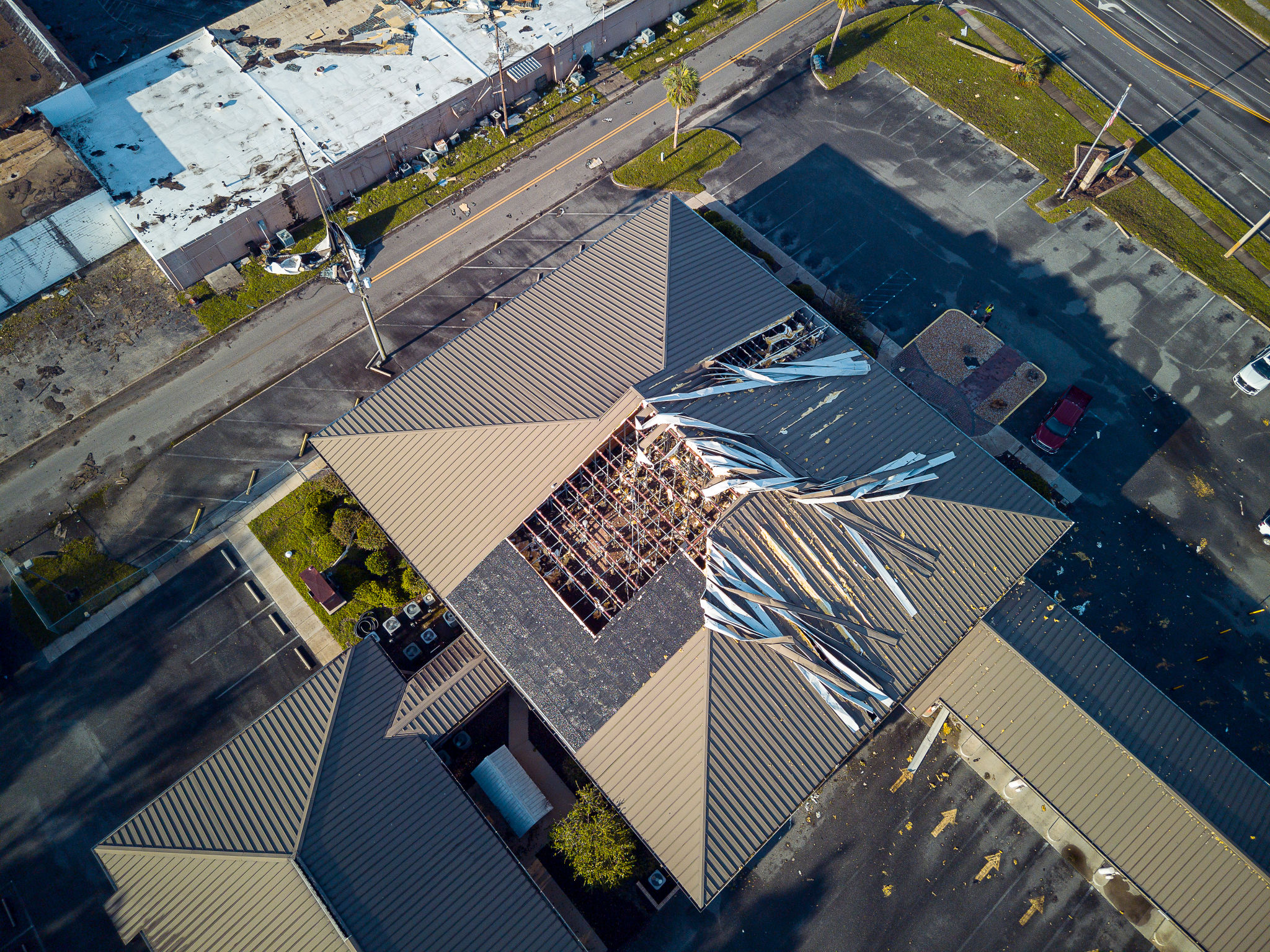 roof damage