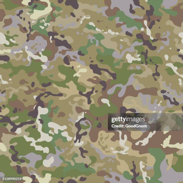 camouflage seamless - camo pattern stock illustrations