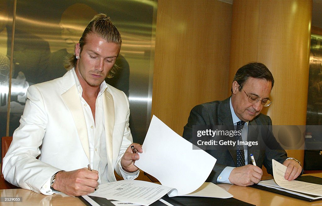 David Beckham Gets Examined 