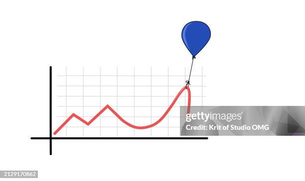 Graph Balloons Rising 331 Holding Balloon Drawing Stock Photos, High-Res Pictures, and Images ...