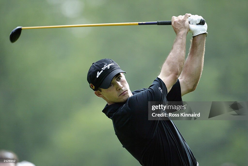 Jonathan Byrd tee shot on the fifth