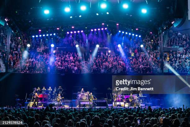 Bruce Springsteen & The E Street Band perform live on stage at Chase Center on March 31, 2024 in San Francisco, California.