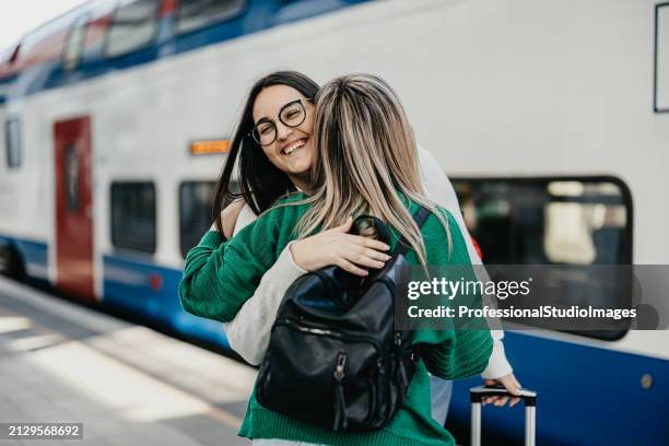 farewell with affection - public transport stock pictures, royalty-free photos & images