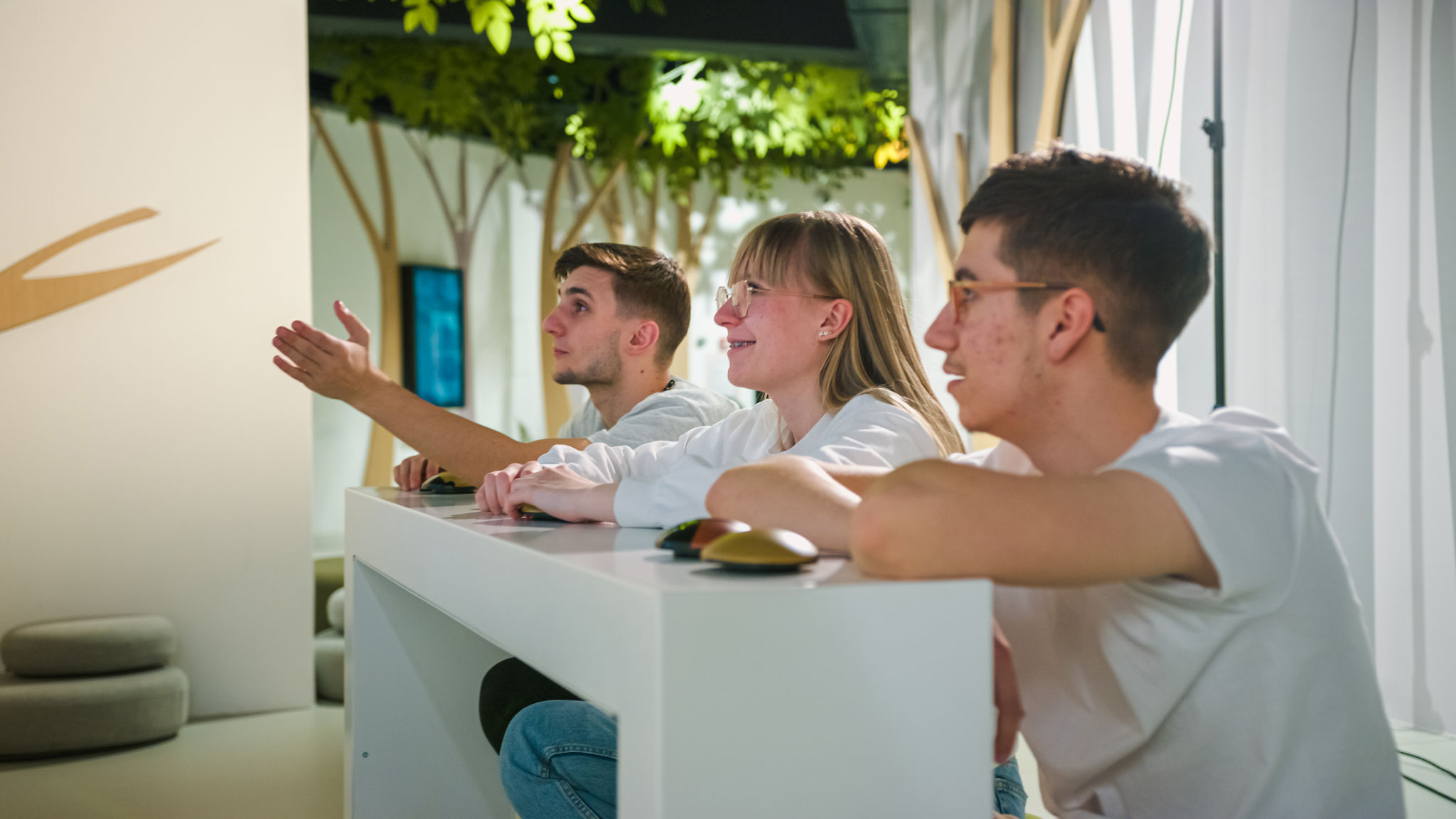 Students at a Quiz Competition Students at a Quiz Competition