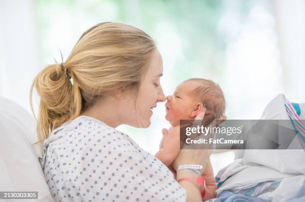 bonding with baby - newborn stock pictures, royalty-free photos & images