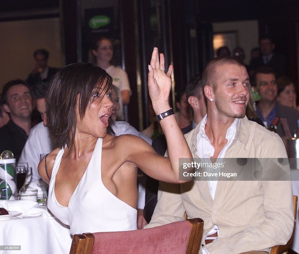 The Beckhams At The Silver Clef Awards