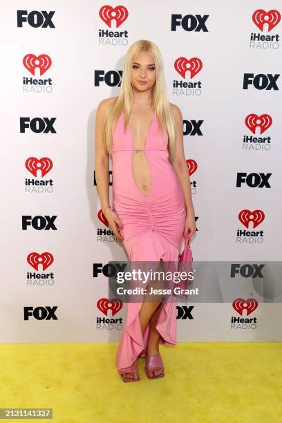 Morgan Franklin attends the 2024 iHeartRadio Music Awards at Dolby Theatre in Los Angeles, California on April 01, 2024. Broadcasted live on FOX.