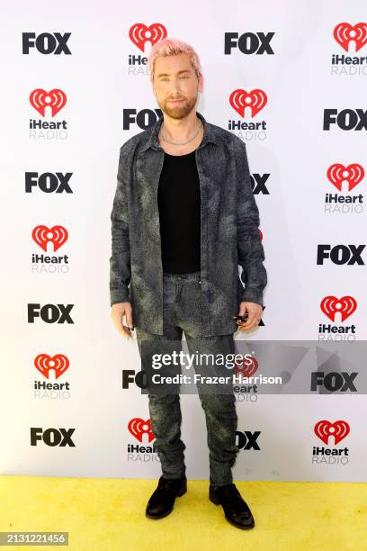 Lance Bass attends the 2024 iHeartRadio Music Awards at Dolby Theatre on April 01, 2024 in Hollywood, California.