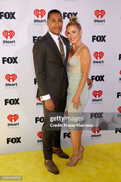 Holmes and Amy Robach attend the 2024 iHeartRadio Music Awards at Dolby Theatre on April 01, 2024 in Hollywood, California.
