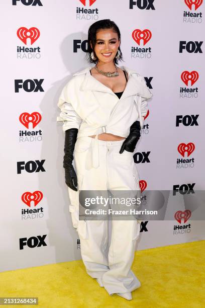 Agnez Mo attends the 2024 iHeartRadio Music Awards at Dolby Theatre on April 01, 2024 in Hollywood, California.